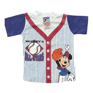 Mickey’s Stuff For Kids 2T Baseball T-Shirt Vintage Disney Mickey Mouse
